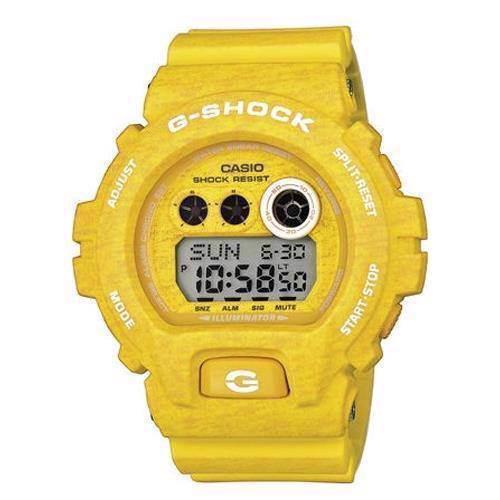 Image of G-Shock gul meleret resin med stål quartz multifunktion (3420) Herre ur fra Casio, GD-X6900HT-9ER